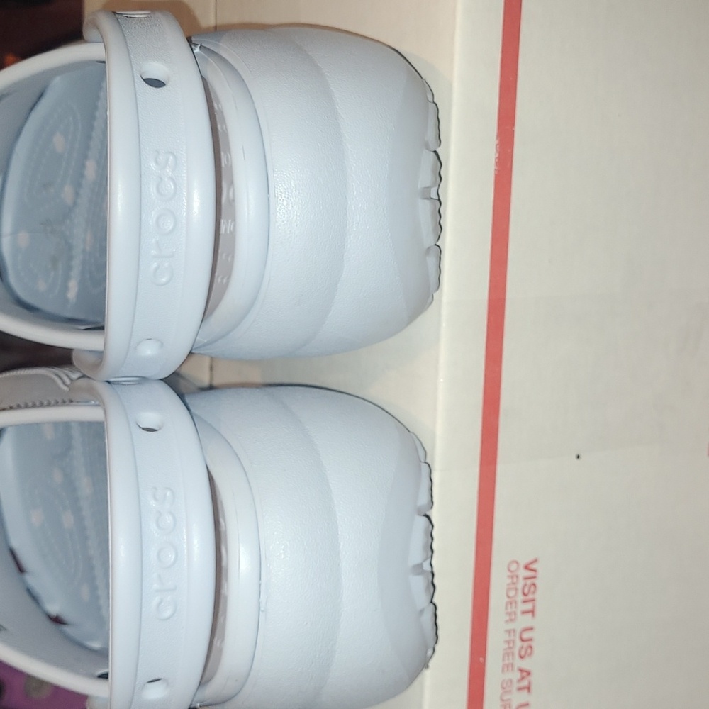 **Light Blue platform CROCS with or without jewels - Picture 3 of 12